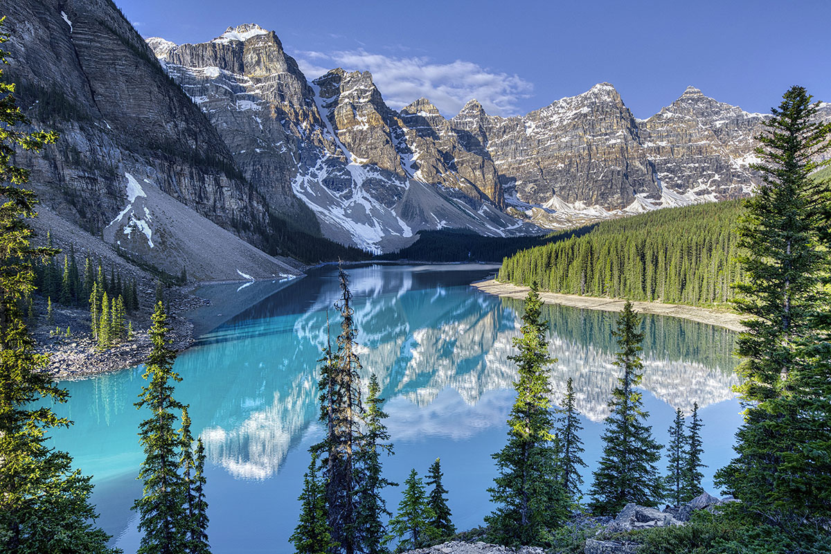 Moraine Lake in Banff National Park, Canada